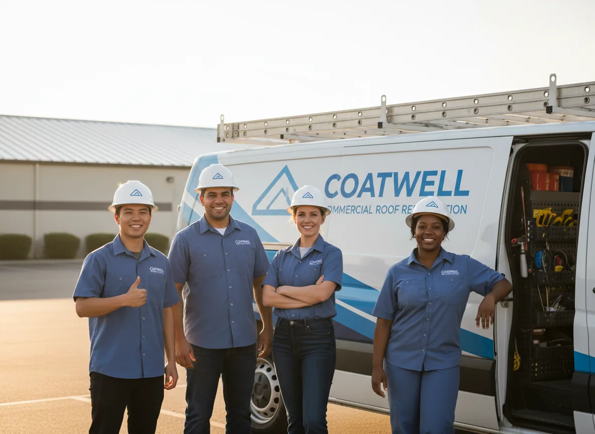 Commercial roof coating company in Lake, MI